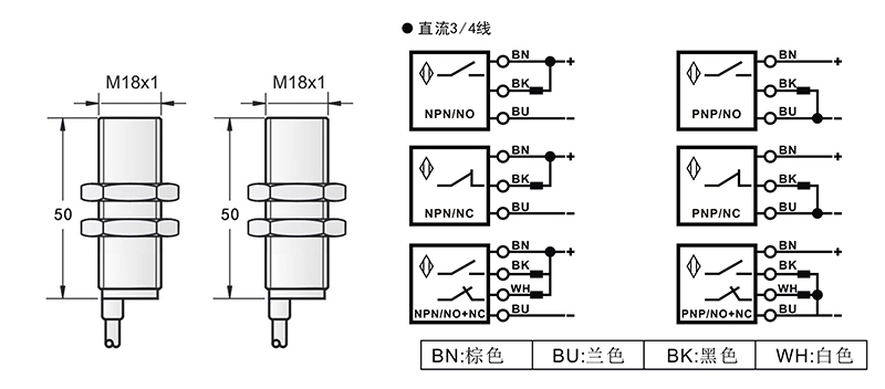 M18激光開關對射式